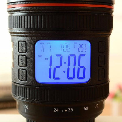 Camera Lens Star Projector LED Alarm Clock by HitMyNeed