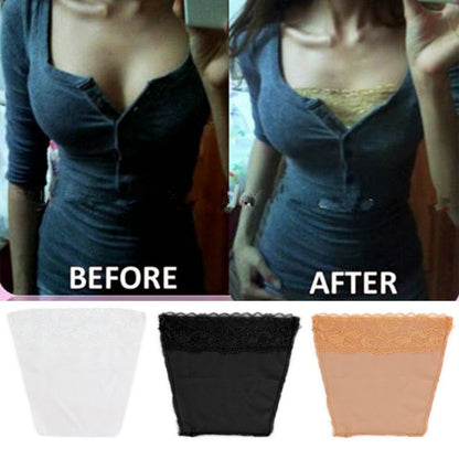 Cami Secret Clip-On Lace Bra Inserts (Set of 3) by HitMyNeed