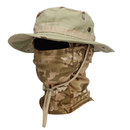 Camouflage Boonie Hat with Balaclava for Outdoor Use sanda-camo by HitMyNeed
