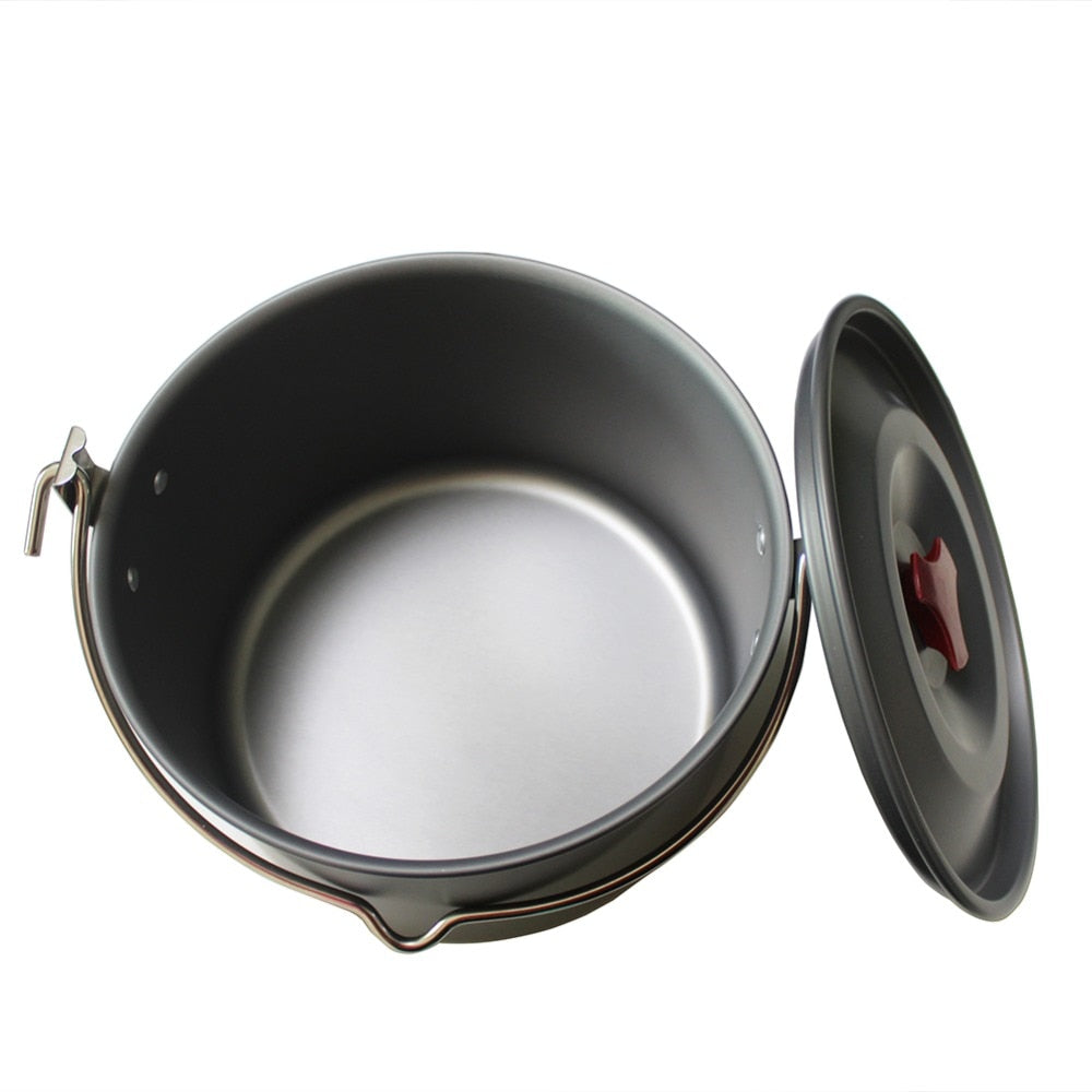 Campfire Cooking Pot with Lid and Carry Bag by HitMyNeed