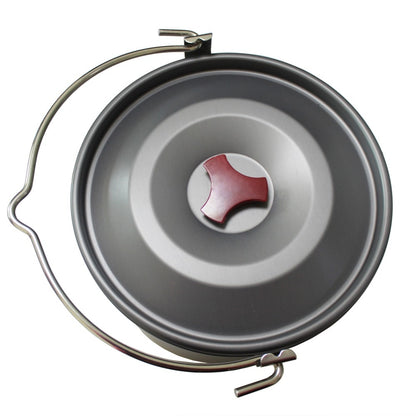 Campfire Cooking Pot with Lid and Carry Bag by HitMyNeed