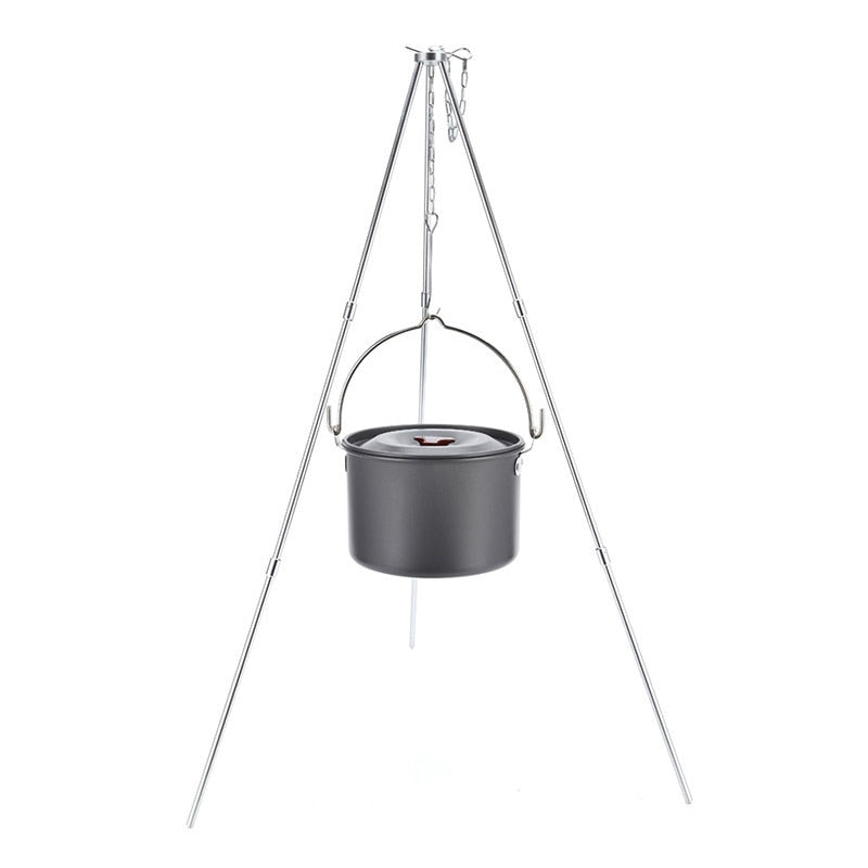 Campfire Cooking Pot with Lid and Carry Bag by HitMyNeed
