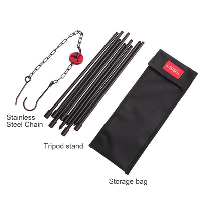Campfire Cooking Tripod with Chain and Carry Bag by HitMyNeed