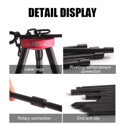 Campfire Cooking Tripod with Chain and Carry Bag by HitMyNeed