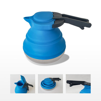 Camping 1200ml Silicone Foldable Kettle by HitMyNeed