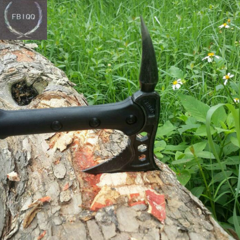 Camping Axe Survival Hand Tool with Sheath by HitMyNeed