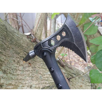 Camping Axe Survival Hand Tool with Sheath by HitMyNeed