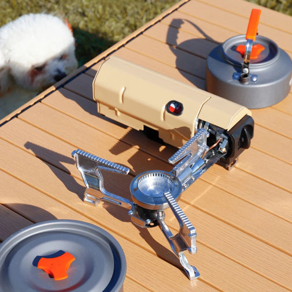Camping Cassette Stove 2670W Portable Folding Gas Stove by HitMyNeed