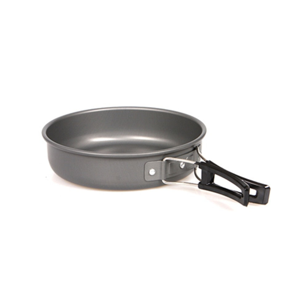 Camping Cook Set with Portable Pot, Pan & Teapot by HitMyNeed