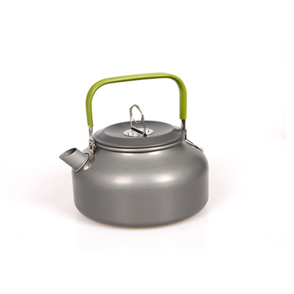 Camping Cook Set with Portable Pot, Pan & Teapot by HitMyNeed
