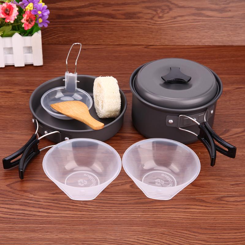 Camping Cooking Set 7-Piece Lightweight Cookware by HitMyNeed