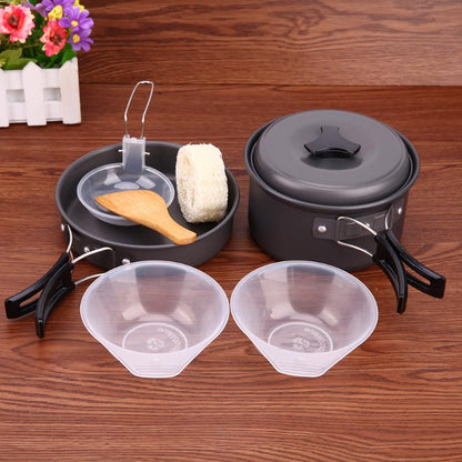 Camping Cooking Set 7-Piece Lightweight Cookware by HitMyNeed