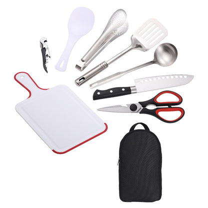 Camping Cooking Utensils Set with Carry Case by HitMyNeed