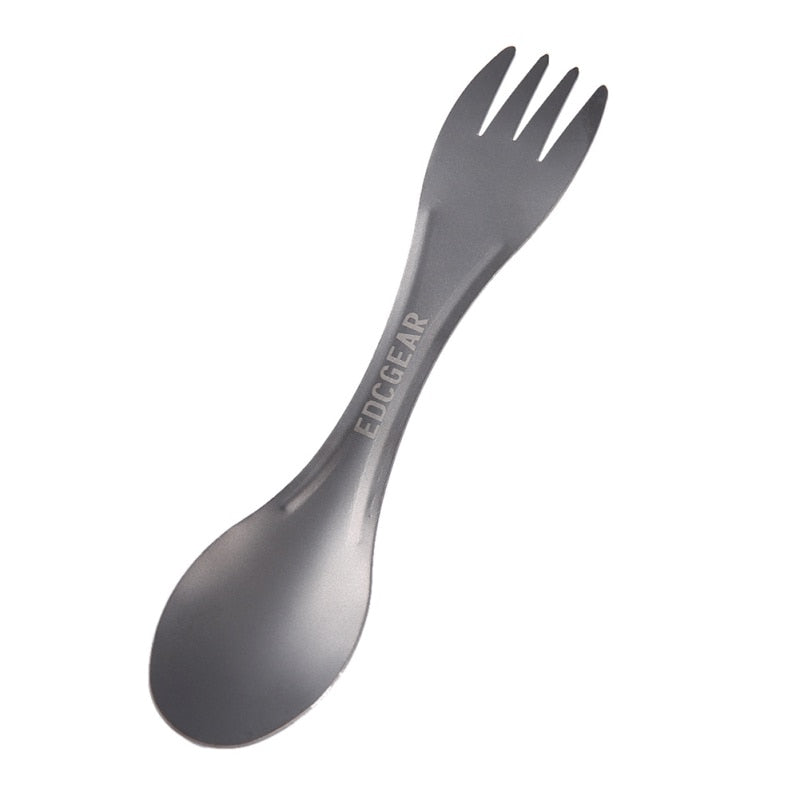 Camping Essentials Titanium Cutlery Set by HitMyNeed