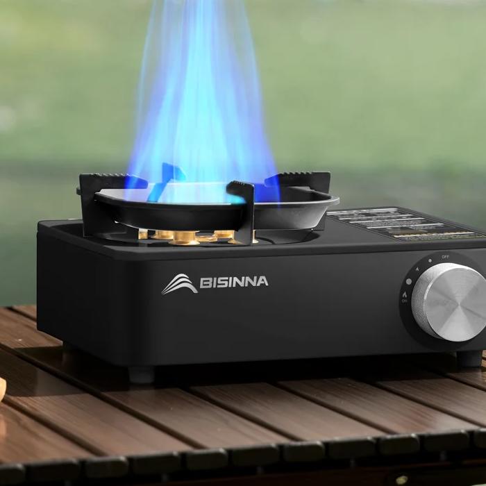 Camping Gas Stove 5800W Portable Cassette Burner by HitMyNeed