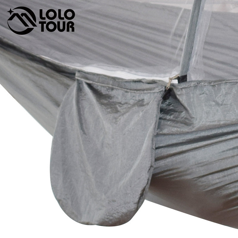 Camping Hammock with Integrated Mosquito Net by HitMyNeed