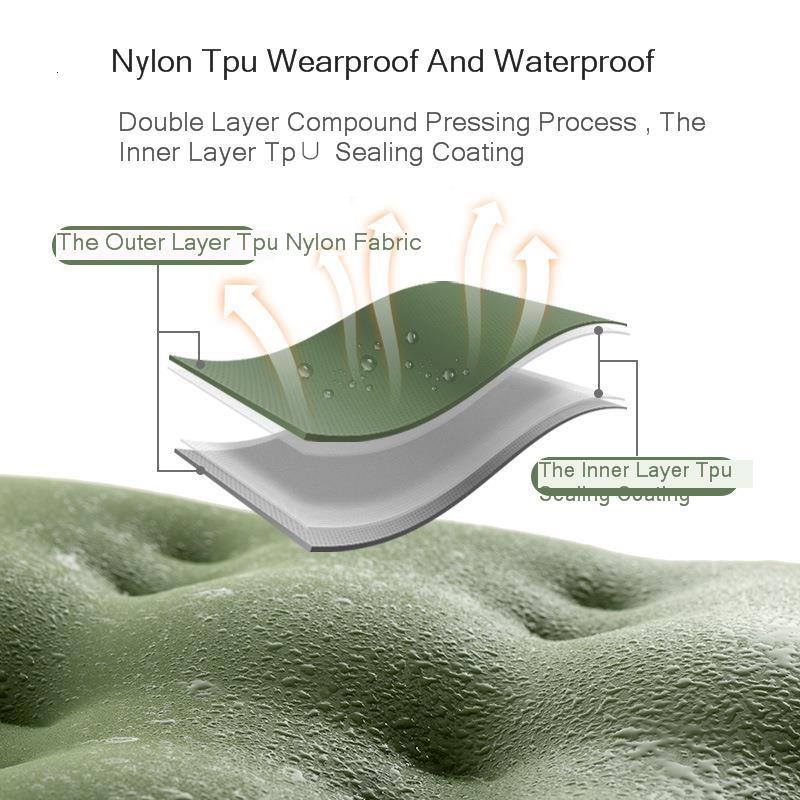 Camping Inflatable Air Bed Double Mattress 210x135cm by HitMyNeed