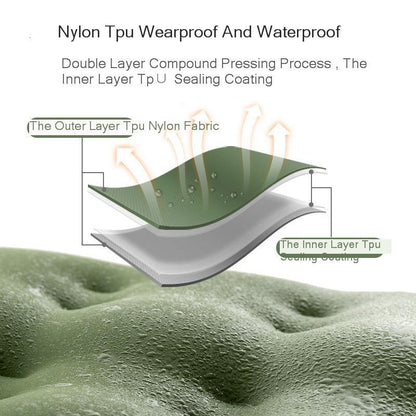 Camping Inflatable Air Bed Double Mattress 210x135cm by HitMyNeed
