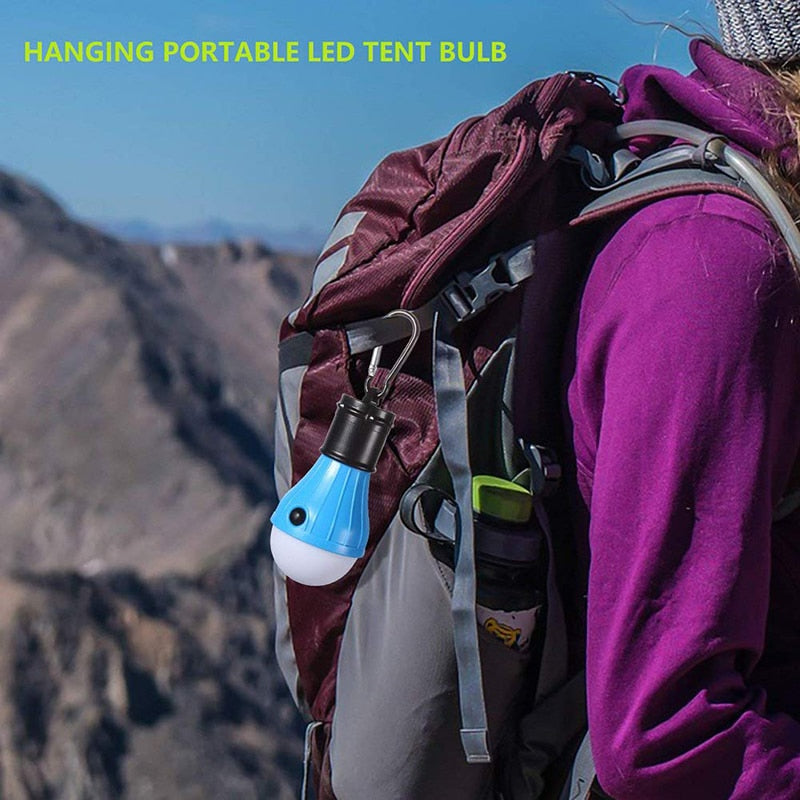 Camping LED Portable Light Bulb with Carabiner by HitMyNeed