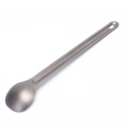Camping Long Handle Titanium Spoon - 21.5 cm by HitMyNeed