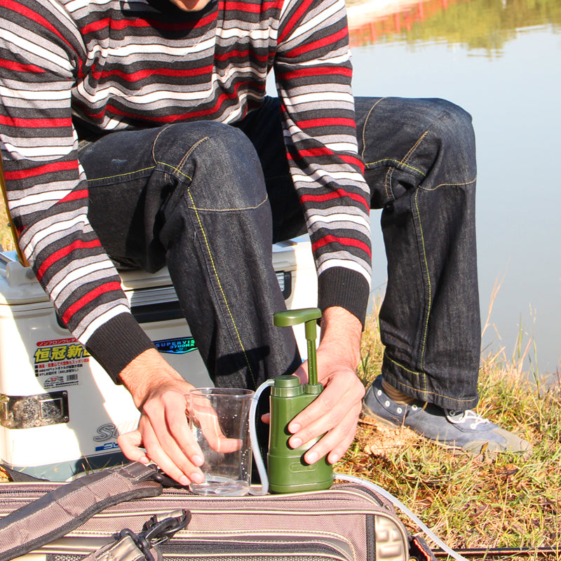 Camping Portable Water Purifier Filtration System by HitMyNeed