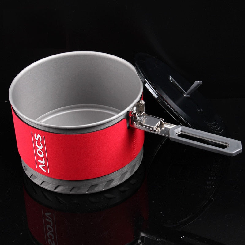 Camping Pot 2.3L Portable Outdoor Cookware by HitMyNeed