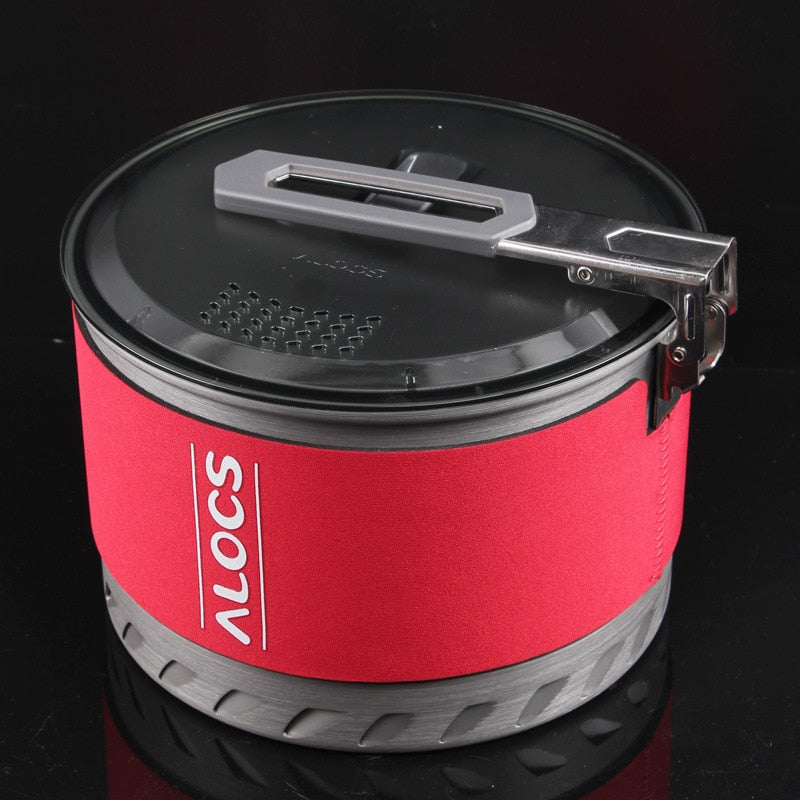 Camping Pot 2.3L Portable Outdoor Cookware by HitMyNeed