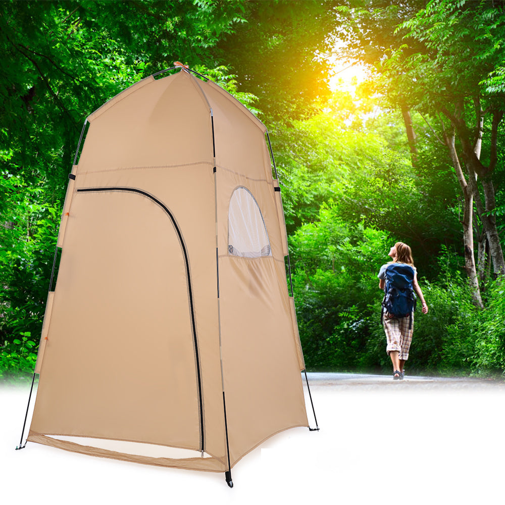 Camping Shower Tent & Portable Toilet Privacy Shelter by HitMyNeed