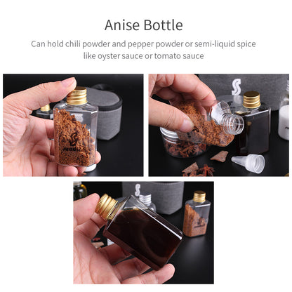 Camping Spice Containers Set with Storage Bag by HitMyNeed