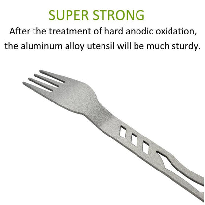 Camping Utensils Set 4-in-1 Detachable Cutlery by HitMyNeed