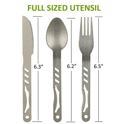 Camping Utensils Set 4-in-1 Detachable Cutlery by HitMyNeed