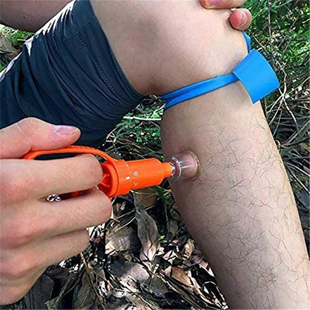 Camping Venom Extractor Vacuum Bite Relief Kit by HitMyNeed