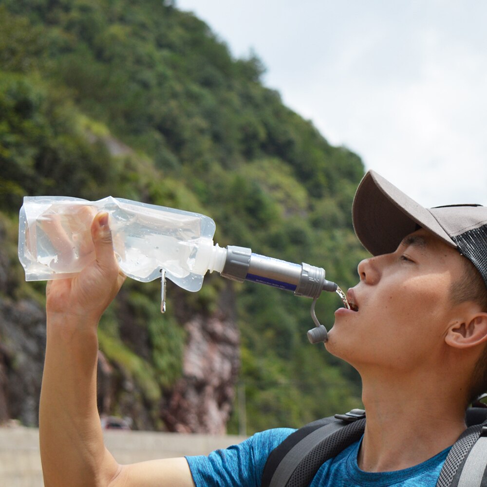 Camping Water Purifier Pocket Straw Filter by HitMyNeed
