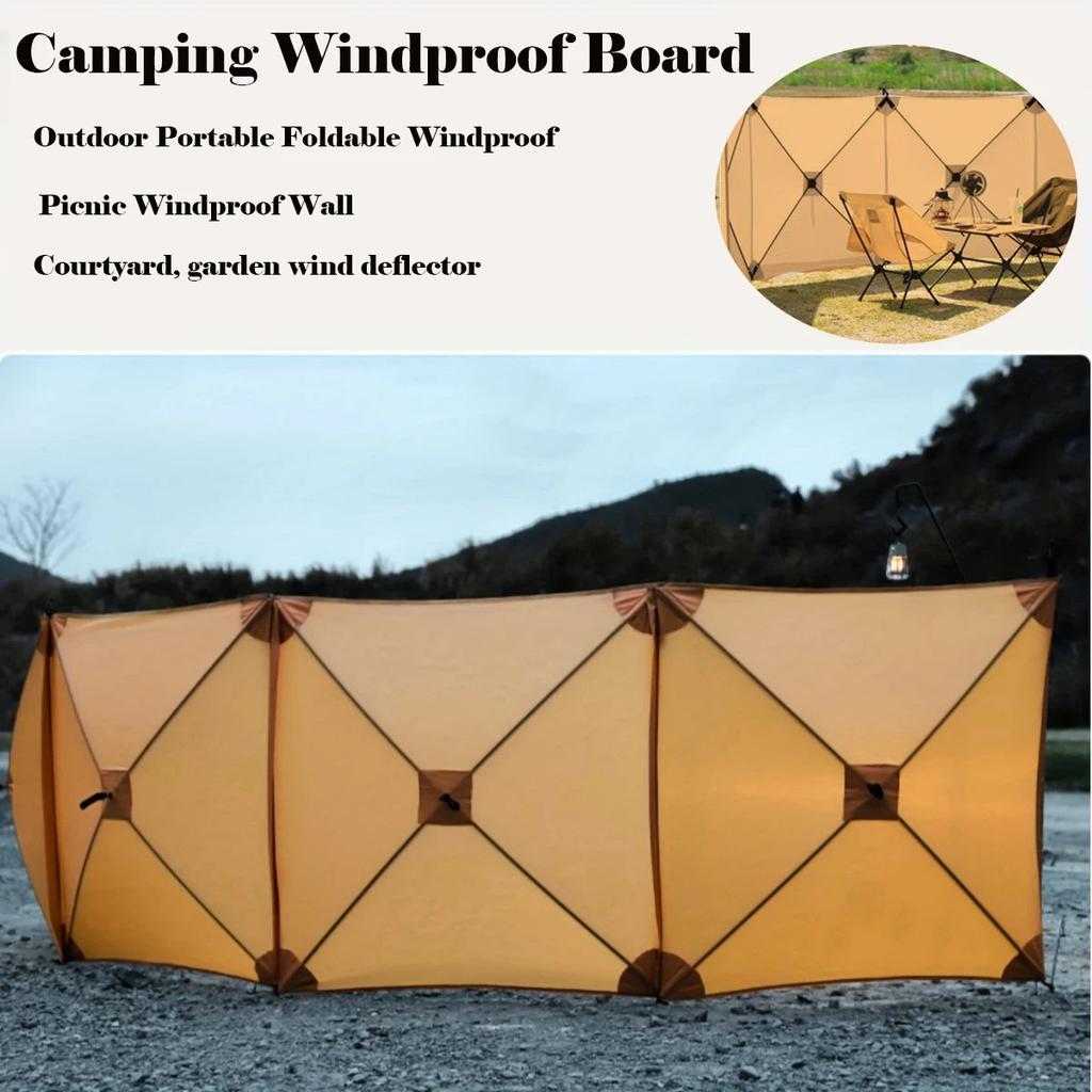 Camping Windproof Folding Windscreen 4.8m by HitMyNeed