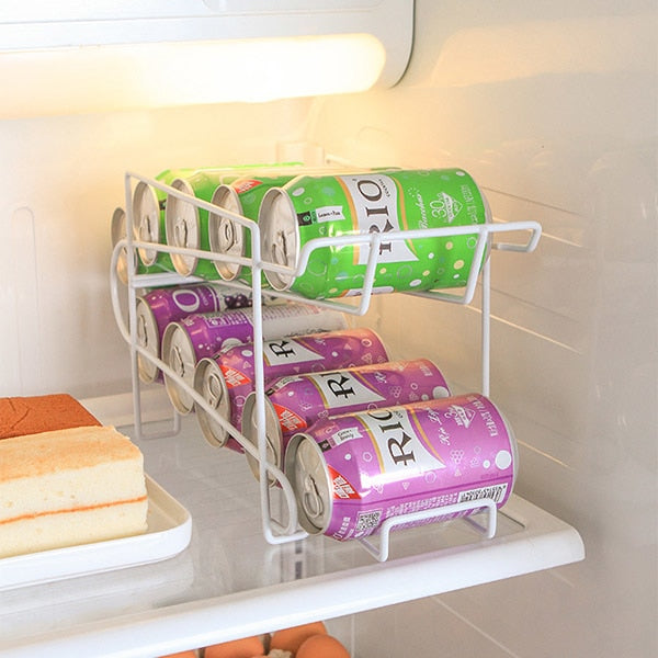 Can Dispenser Fridge Storage Rack Organizer by HitMyNeed