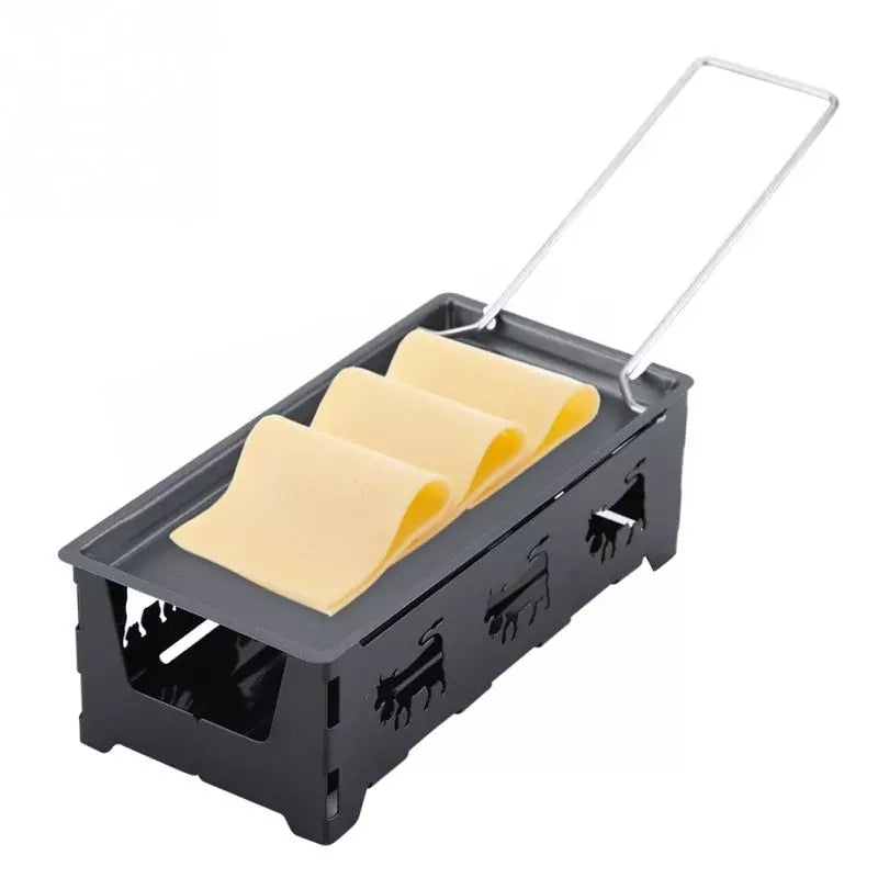 Candle Raclette Cheese Melter Pan Set by HitMyNeed