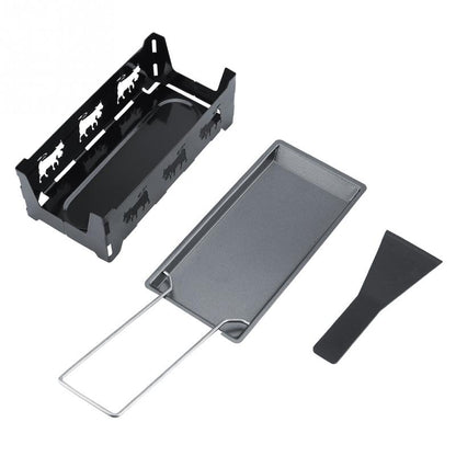 Candle Raclette Cheese Melter Pan Set by HitMyNeed