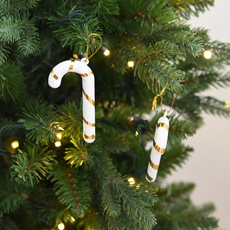 Candy Cane Christmas Tree Ornaments, 6-Pack by HitMyNeed