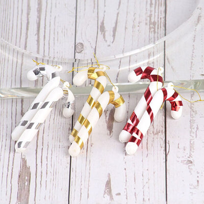 Candy Cane Christmas Tree Ornaments, 6-Pack by HitMyNeed