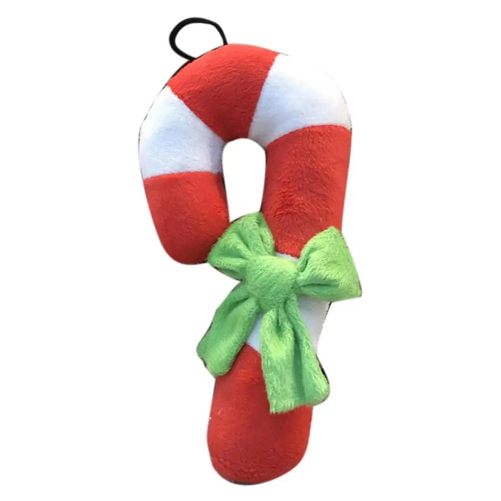 Candy Cane Dog Toy - Festive Chew & Fetch Toy by HitMyNeed