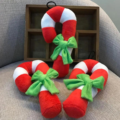 Candy Cane Dog Toy - Festive Chew & Fetch Toy by HitMyNeed