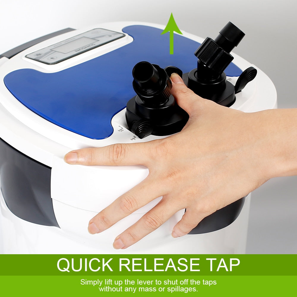 Canister Filter with UV and Touchscreen Control by HitMyNeed