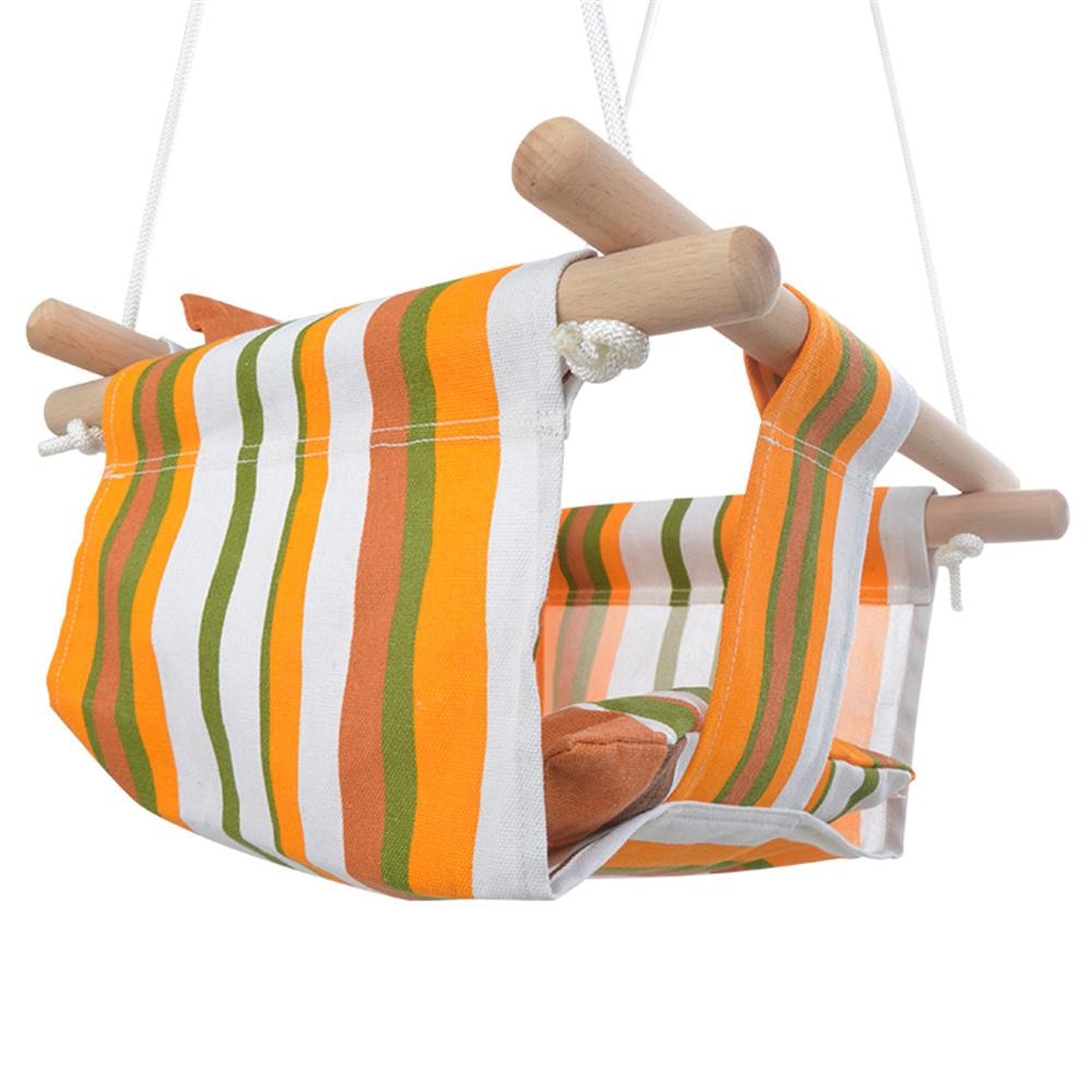 Canvas Baby Swing Chair with Cushioned Seat by HitMyNeed