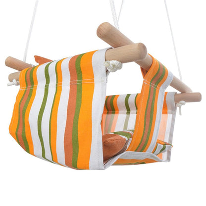 Canvas Baby Swing Chair with Cushioned Seat by HitMyNeed