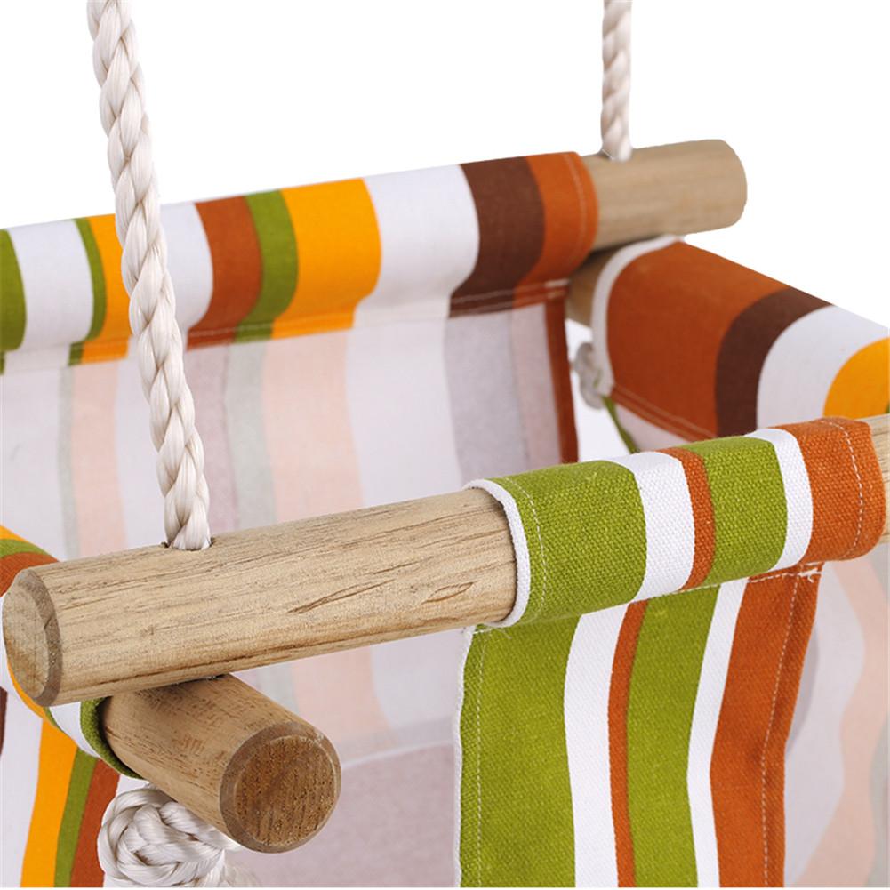 Canvas Baby Swing Chair with Cushioned Seat by HitMyNeed