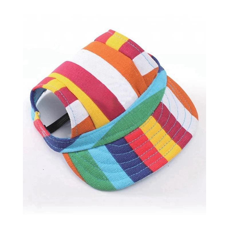 Canvas Dog Sun Hat with Ear Holes and Chin Strap by HitMyNeed