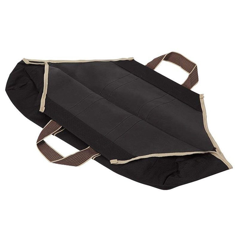 Canvas Firewood Log Carrier Tote Bag by HitMyNeed