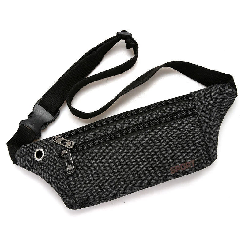 Canvas Fit Ultra-Thin Anti-Theft Running Waistpack by HitMyNeed