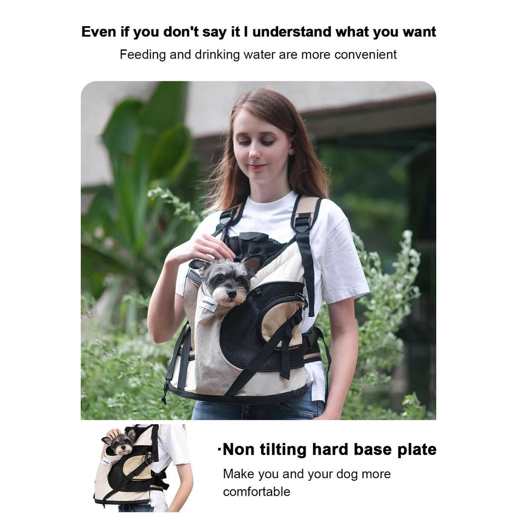 Canvas Front Pet Sling Carrier for Cats & Small Dogs by HitMyNeed