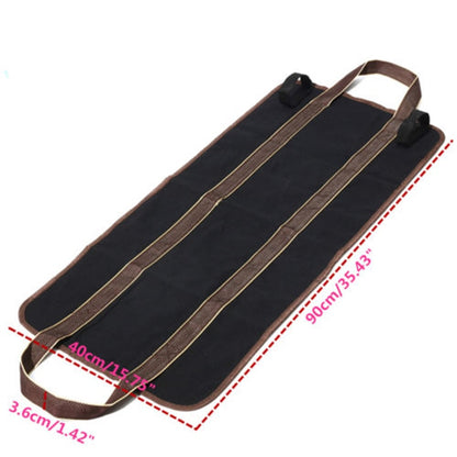Canvas Log Carrier Bag for Firewood, 90 x 40 cm by HitMyNeed